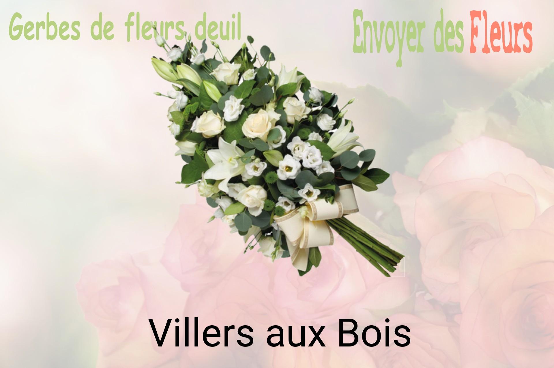 Gerbe de fleurs de deuil livrée à Villers-aux-Bois